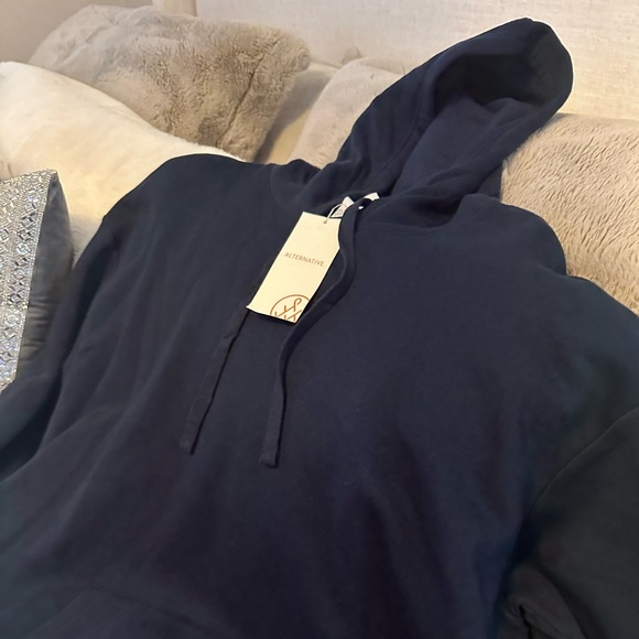 NWT ALTERNATIVE 2XL COTTON HOODIE BLACK SUPER SOFT AND LIGHTWEIGHT - Picture 3 of 7